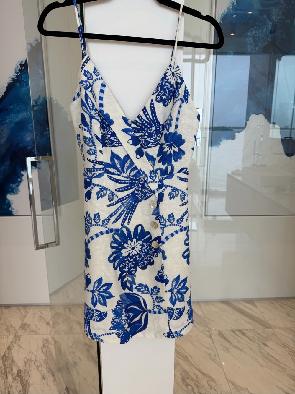 FARM Rio Floral Birds Mini Dress - Picture 2 of 8